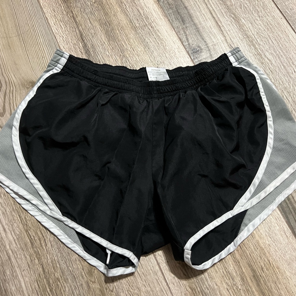 Soffe Black and Gray Running Shorts